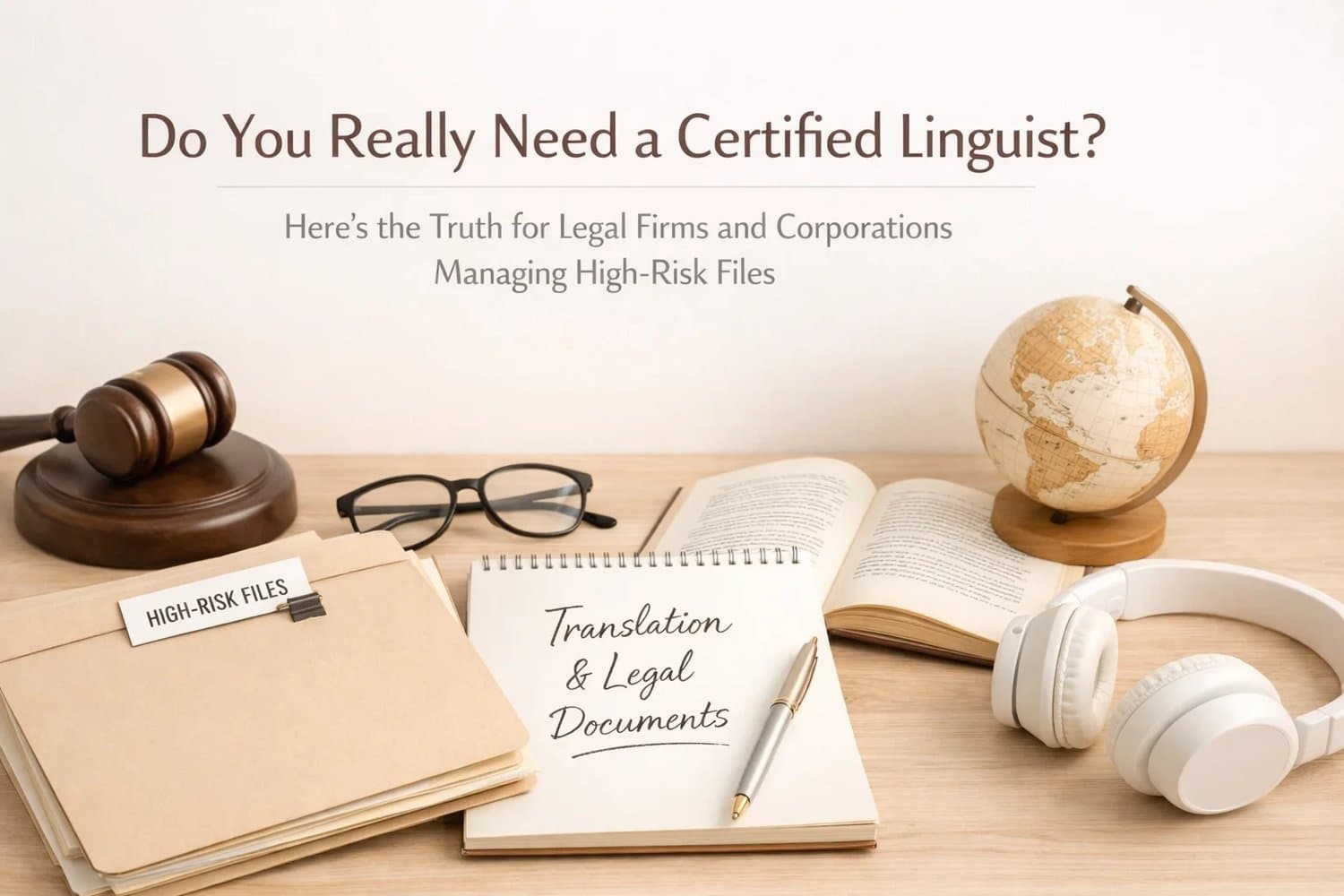 Do You Really Need a Certified Linguist? Here’s the Truth for Legal Firms and Corporations Managing High-Risk Files