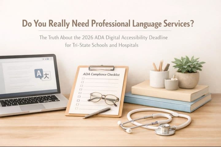 Do You Really Need Professional Language Services? The Truth About the 2026 ADA Digital Accessibility Deadline for Tri-State Schools and Hospitals
