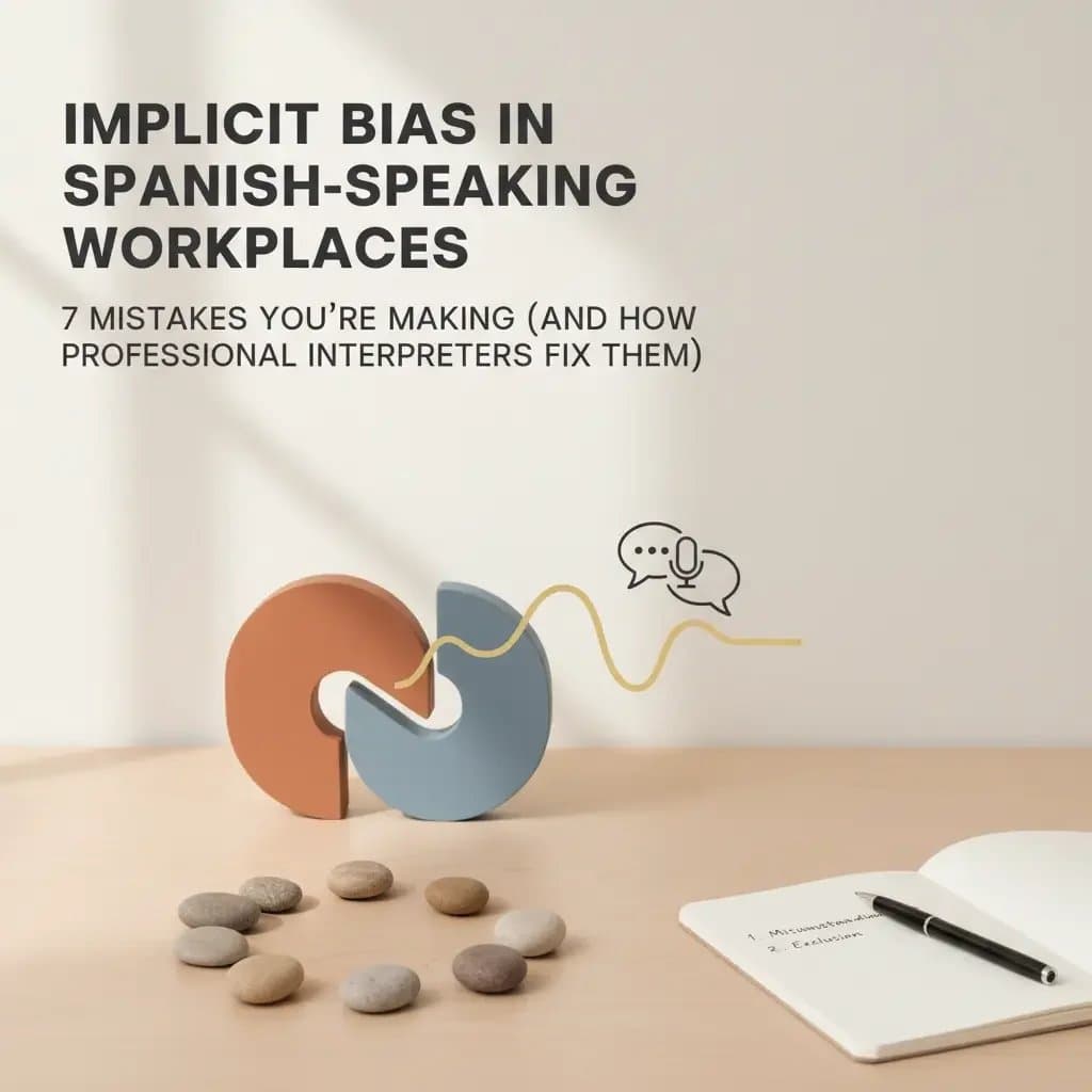 Implicit Bias in Spanish-Speaking Workplaces: 7 Mistakes You're Making (and How Professional Interpreters Fix Them)