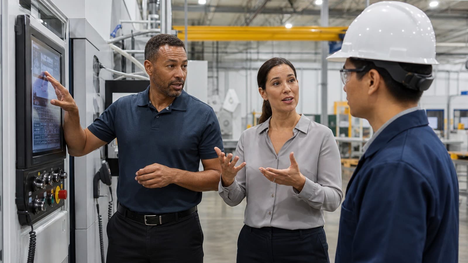 Manufacturing equipment training interpreters Indiana employers rely on relaying a vendor technician's instructions to a plant operator at a new machine's control panel