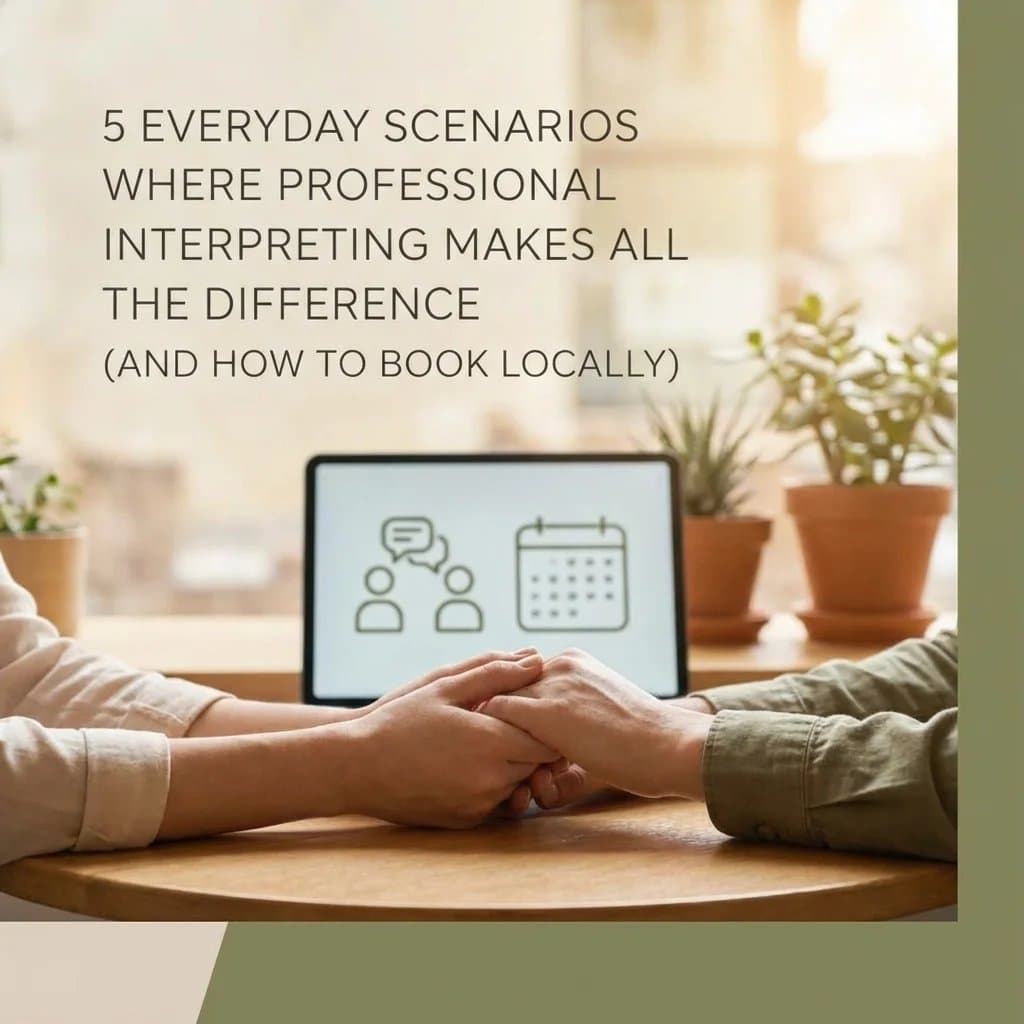 5 Everyday Scenarios Where Professional Interpreting Makes All the Difference (and How to Book Locally)